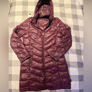 Calvin Klein Women's Puffer Jacket - Burgundy
